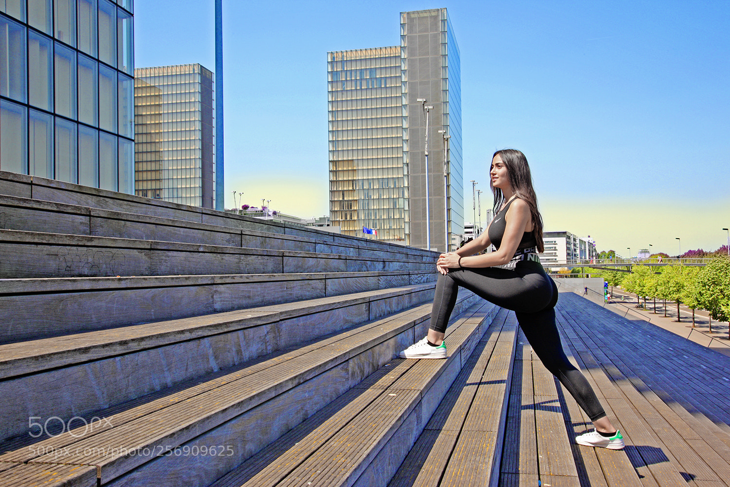 Canon EOS 5D Mark II sample photo. Stairs workout photography