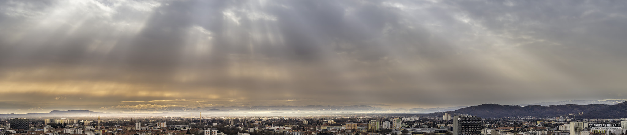 Panasonic DMC-G81 sample photo. Sunset in graz - austria photography