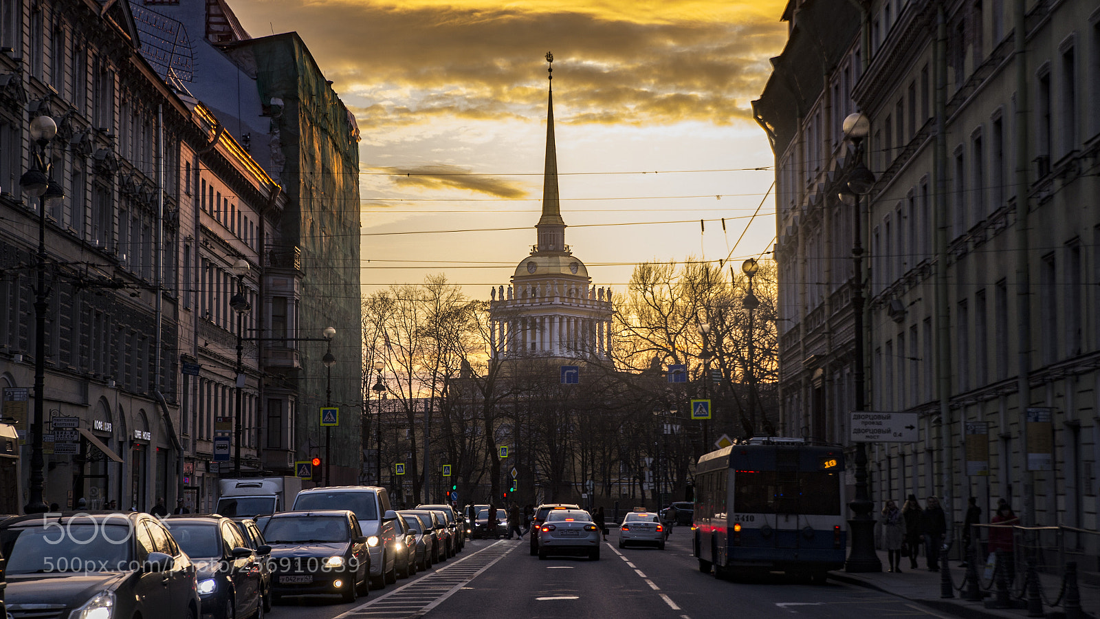 Canon EOS 6D sample photo. Traffic in saint petersburg photography