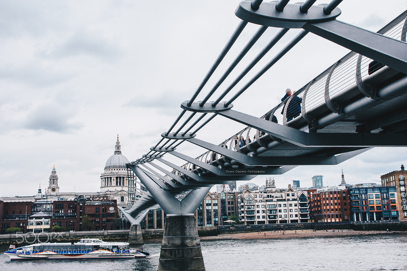 Nikon D7200 sample photo. The millennium bridge photography