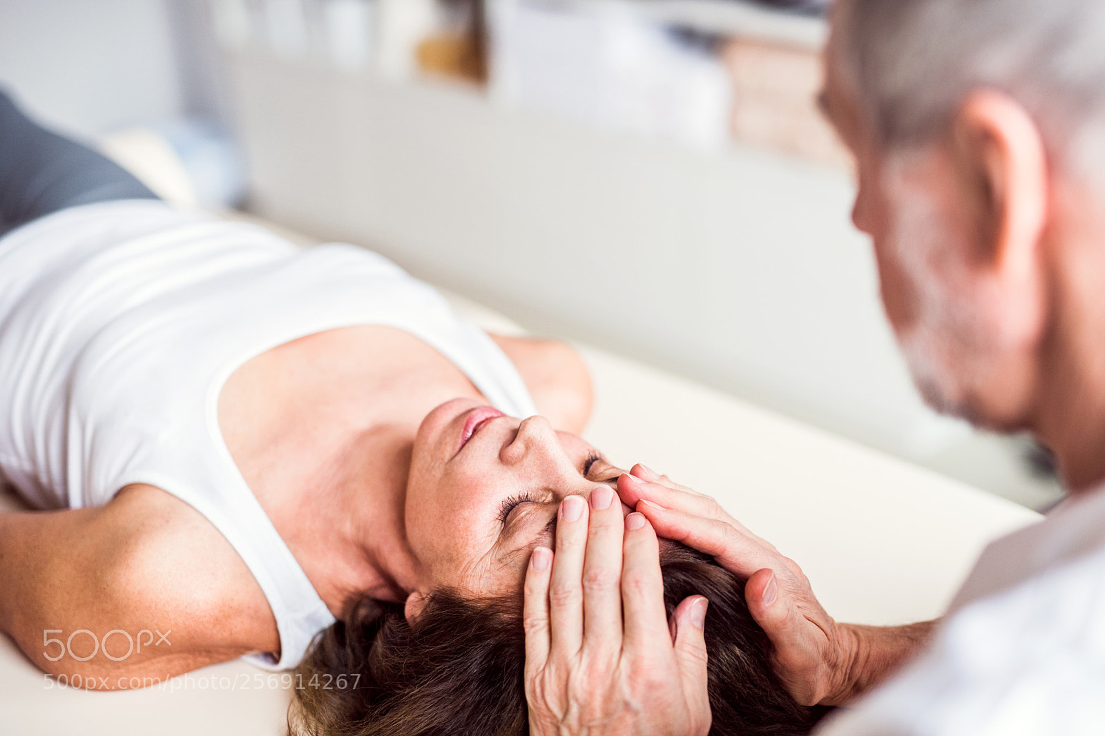 Nikon D5 sample photo. Senior physiotherapist working with photography