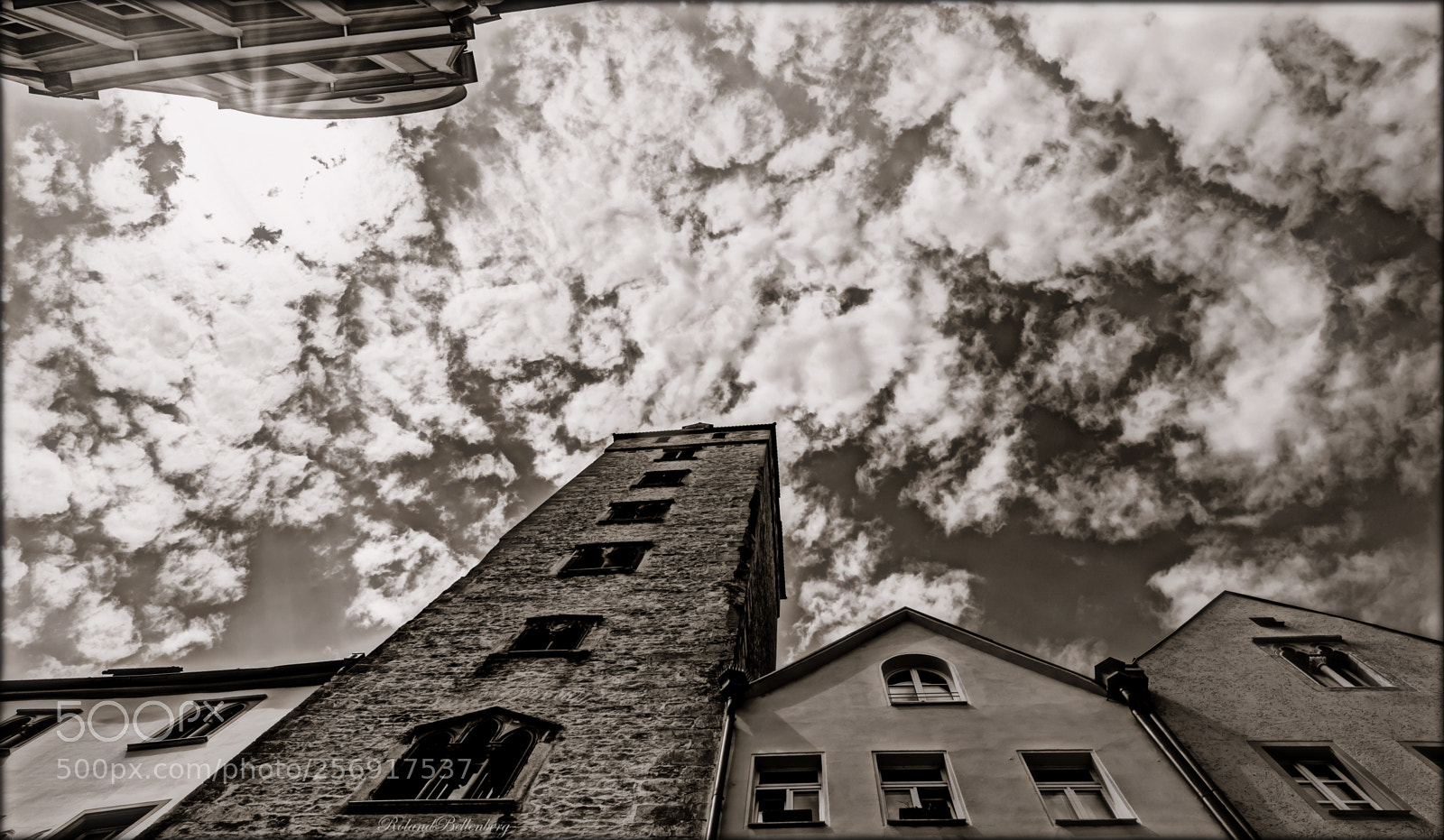 Sony a6000 sample photo. Regensburg in black & white photography