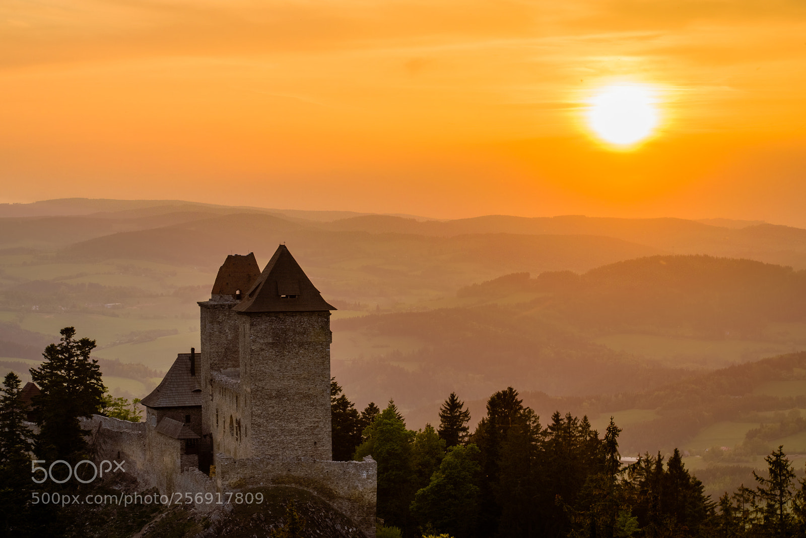 Nikon D5500 sample photo. Castle kašperk photography