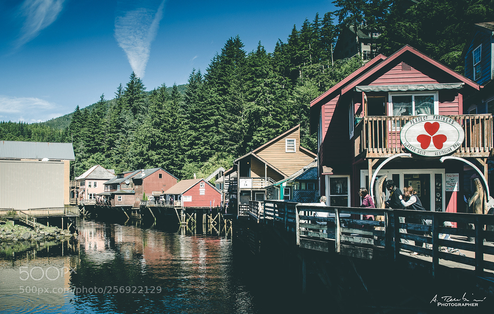 Nikon D5100 sample photo. Creek street, ketchikan photography