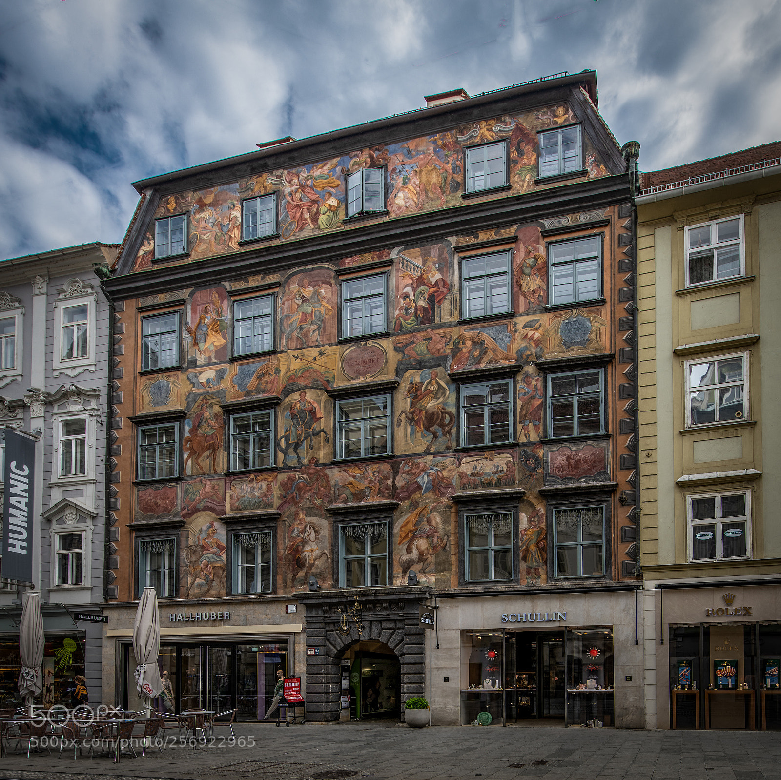 Nikon D850 sample photo. Painted house in graz photography