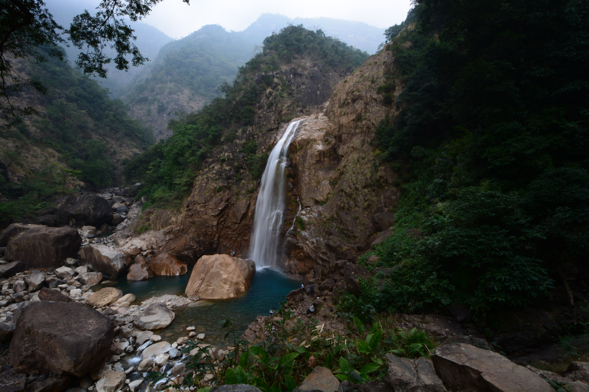 Nikon D7100 sample photo. Rainbow falls, nongriat photography