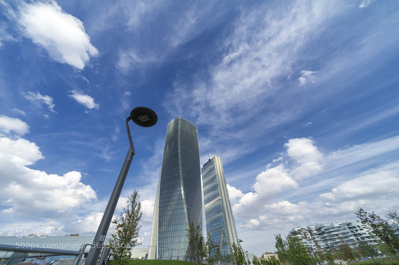 Sony a7 II sample photo. Hadid and isozaki towers photography