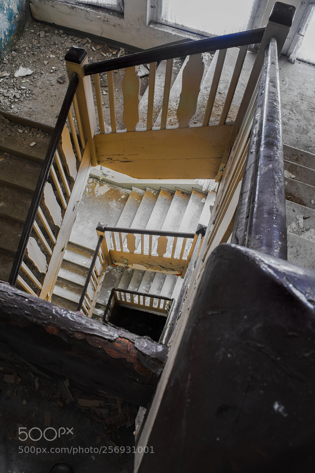 Nikon D3300 sample photo. Stairway from above photography