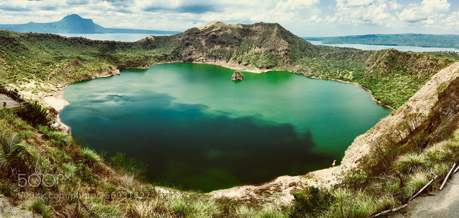 Apple iPhone 6s sample photo. Taal volcano and lake photography