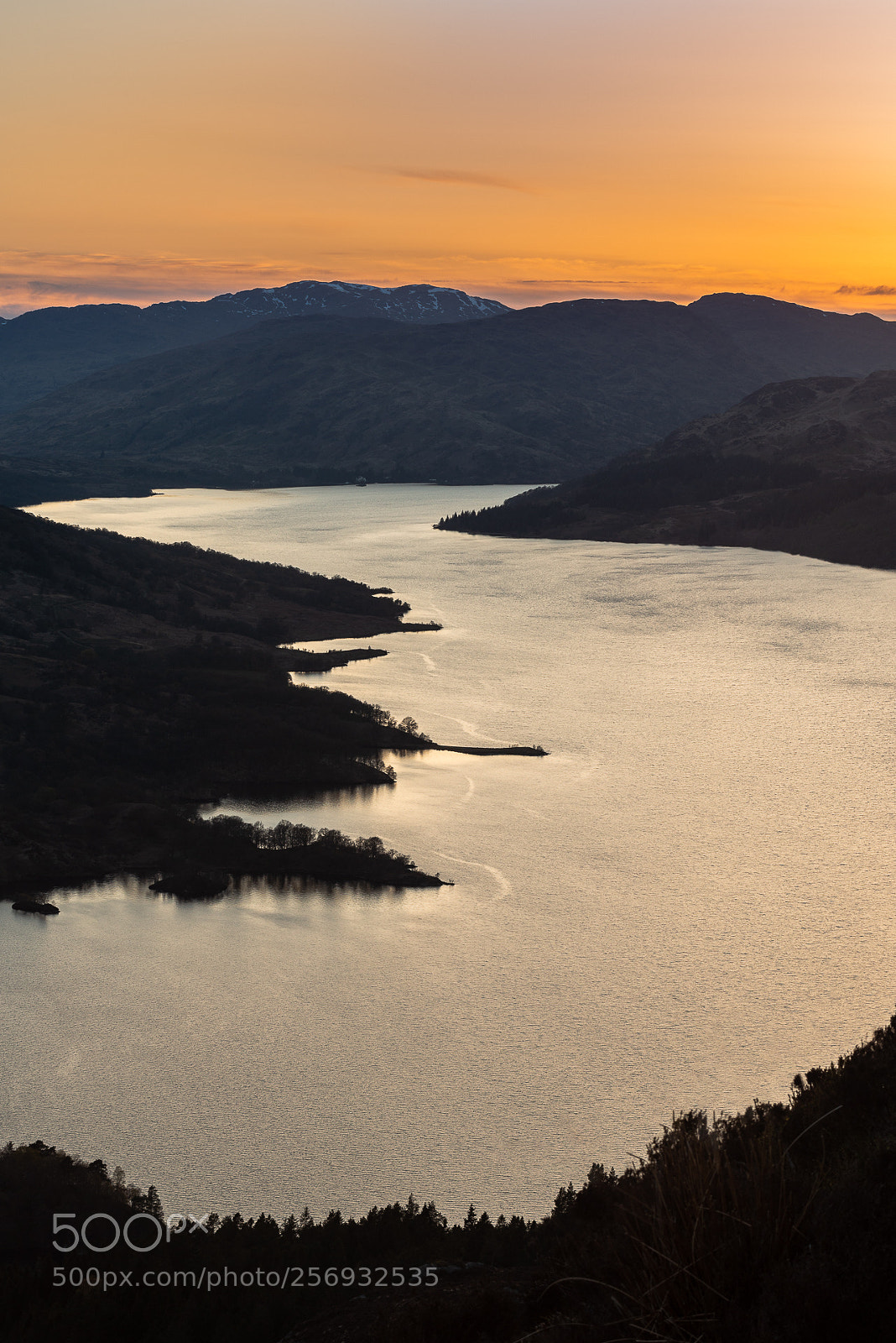 Nikon D800 sample photo. Sunset on ben a'an photography
