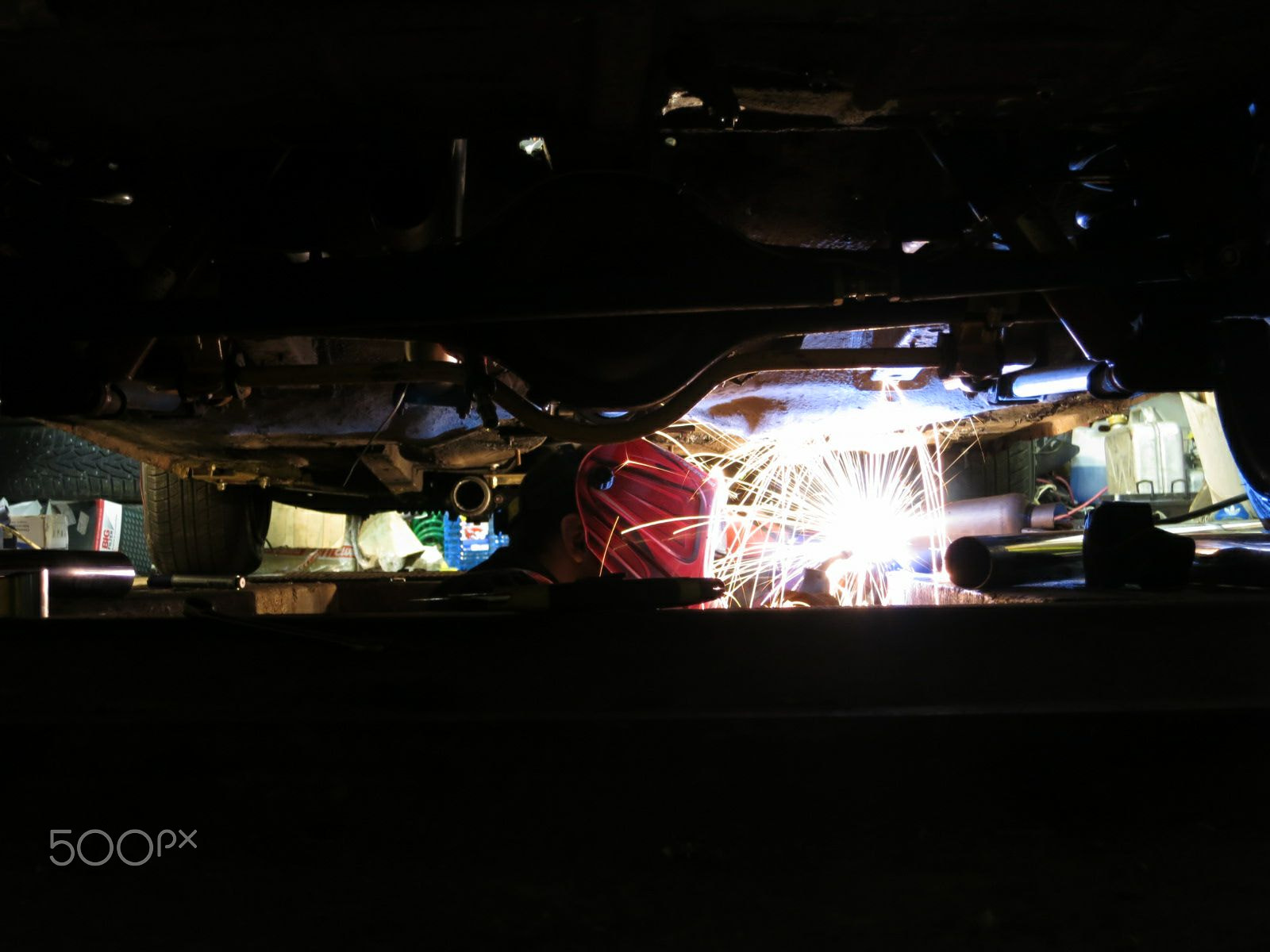 Canon PowerShot S100 sample photo. Welding magic photography