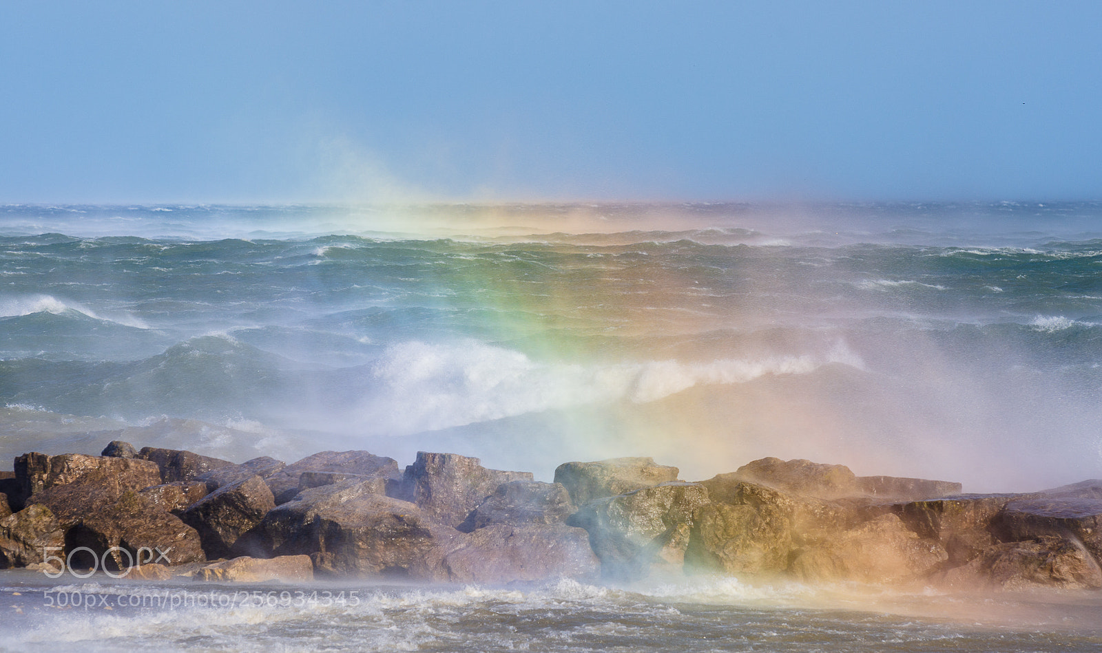 Nikon D7200 sample photo. Wave spray rainbow photography