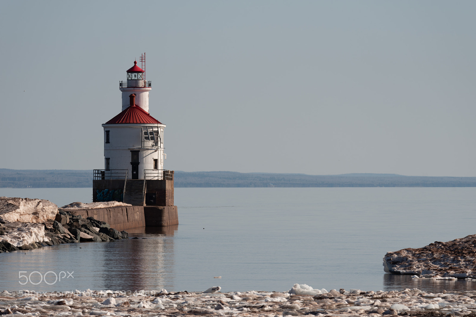 Nikon D750 sample photo. Lighthouse - wisconsin point photography