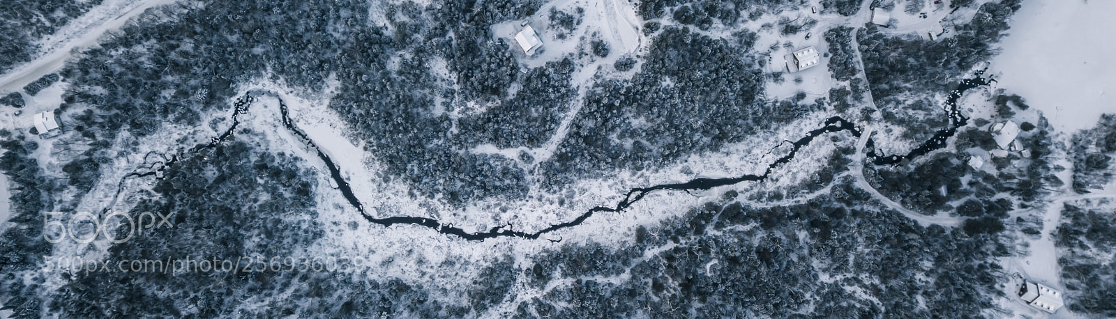 DJI FC220 sample photo. River top view photography