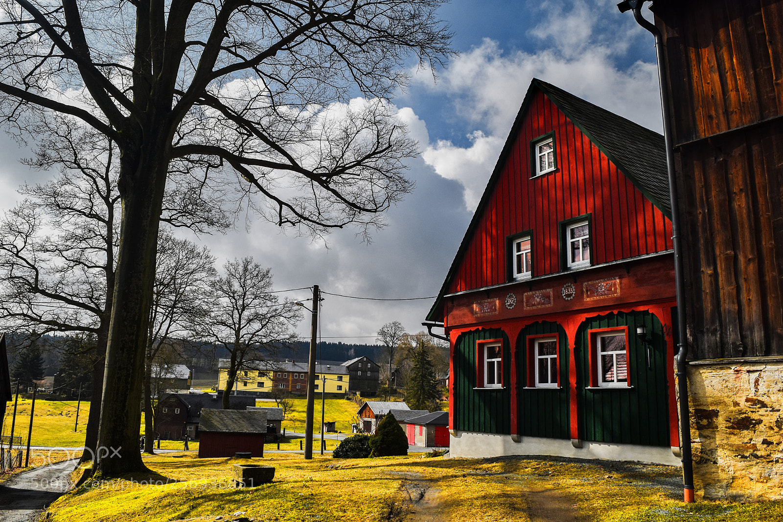 Nikon D3300 sample photo. Red house photography