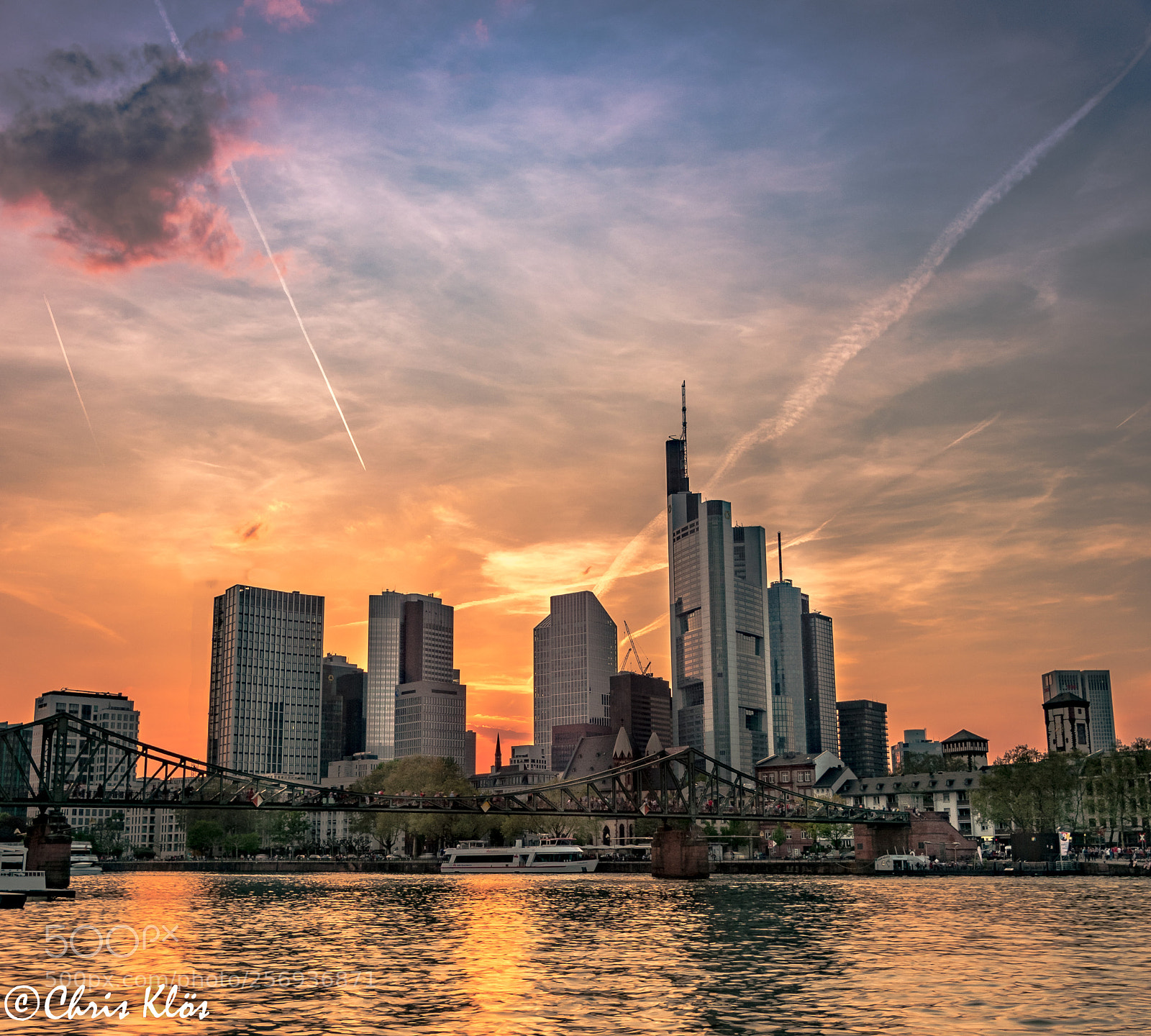 Nikon D3400 sample photo. Frankfurt skyline photography