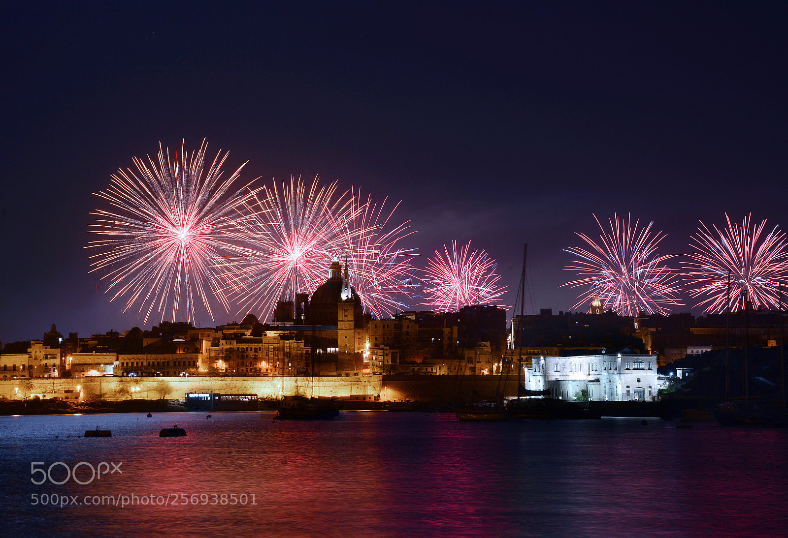 Nikon D610 sample photo. Malta fireworks festival 2018 photography