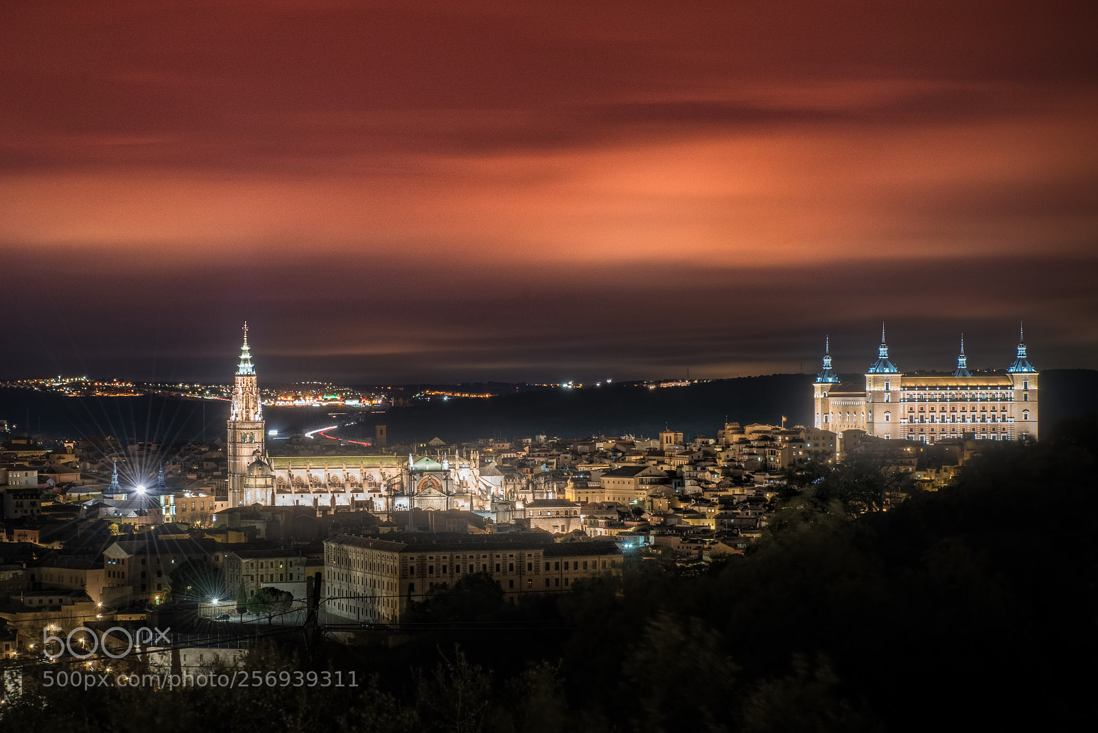 Nikon D810 sample photo. Toledo noche photography