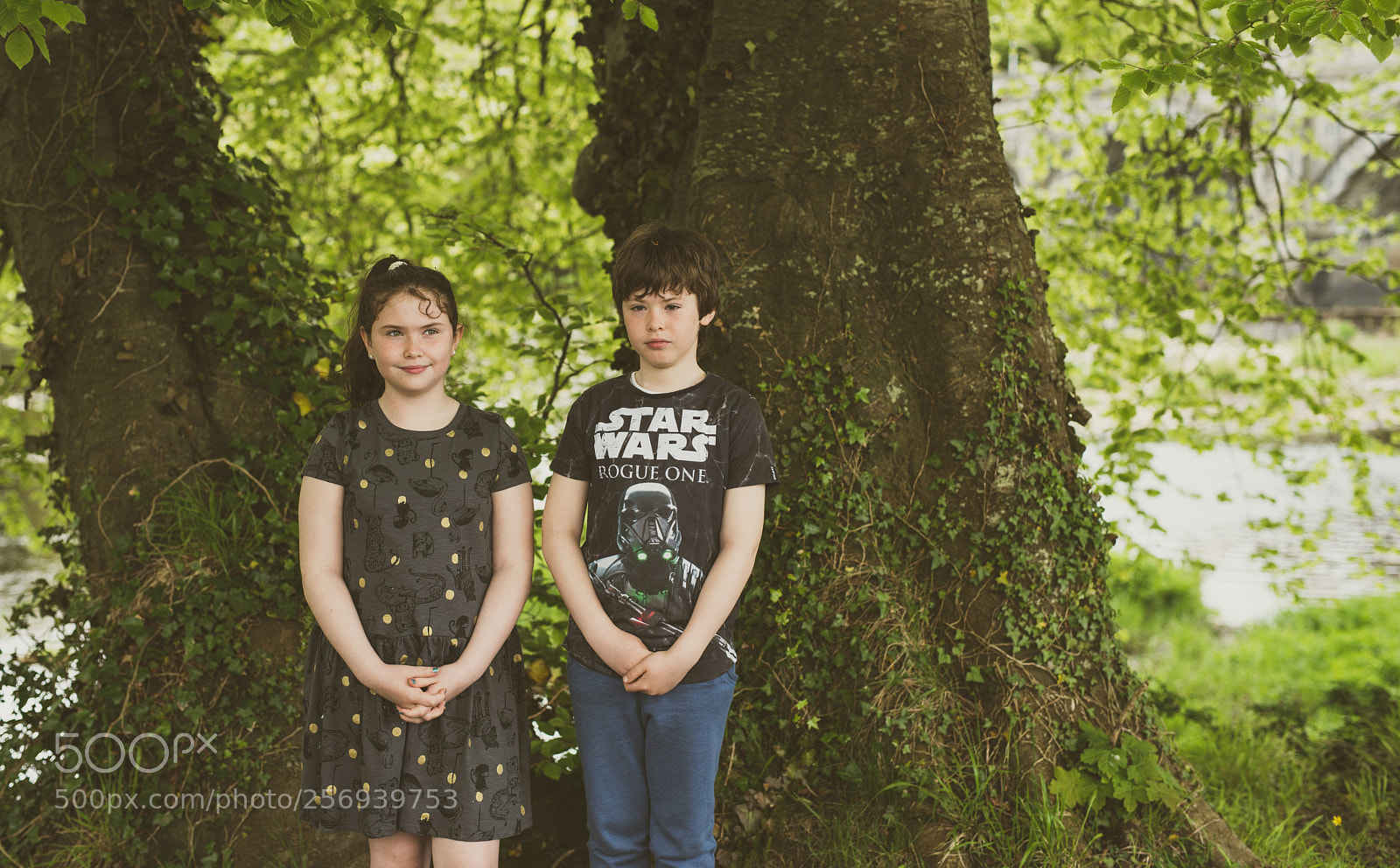 Nikon D810 sample photo. Twins by the trees photography