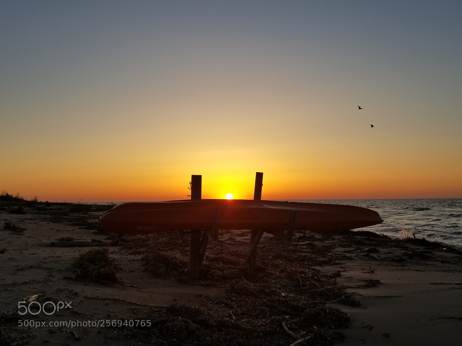 Samsung Galaxy S8 sample photo. Kayak sunrise photography