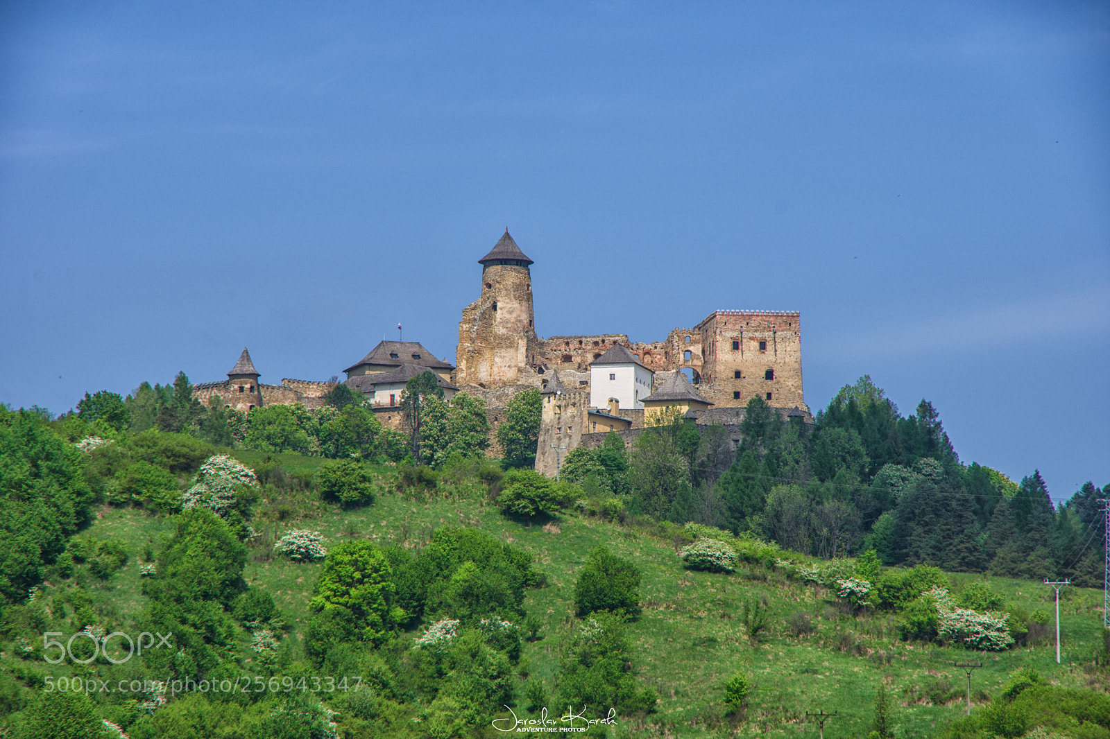 Pentax K-70 sample photo. Ľubovňa castle photography