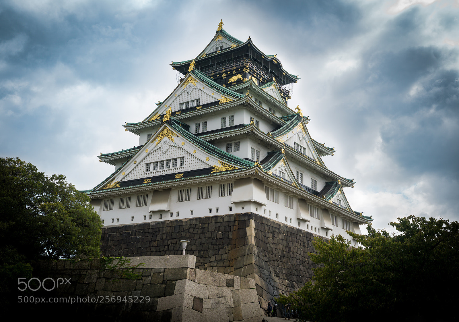 Sony a6000 sample photo. Osaka castle photography