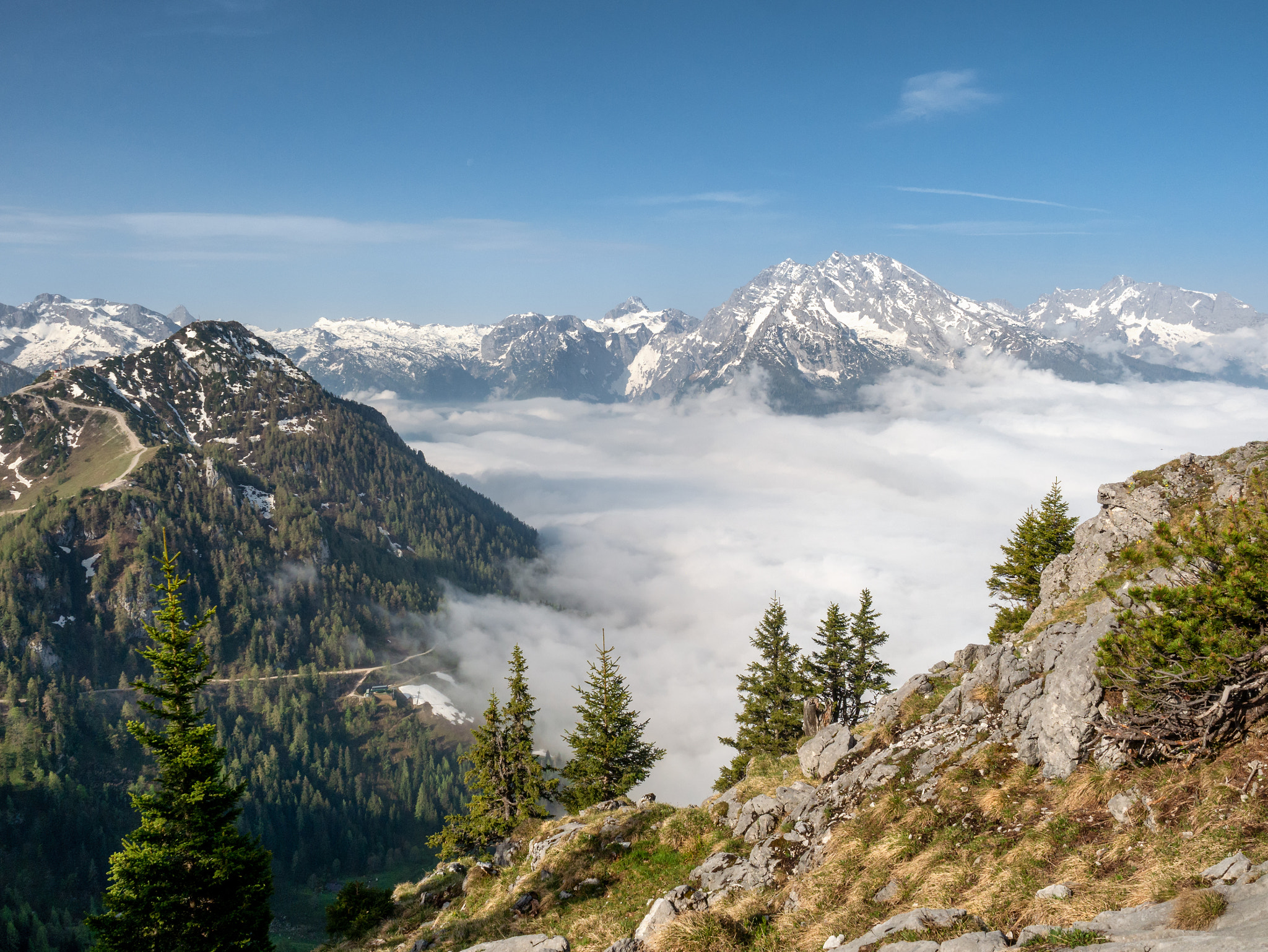 Panasonic DMC-G81 sample photo. Clouds over the königssee photography