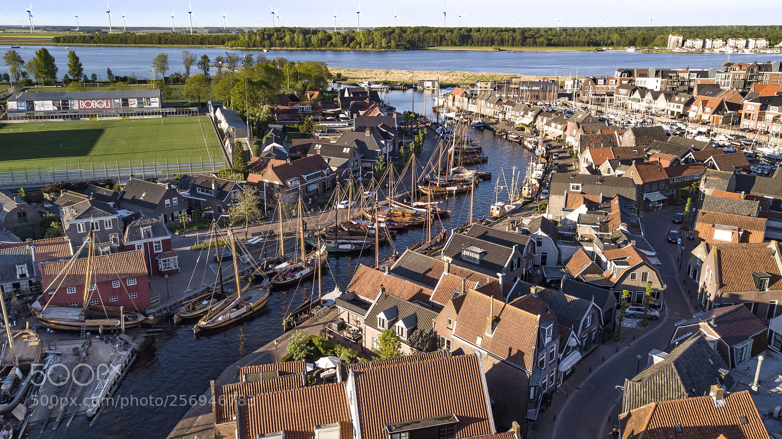 DJI FC220 sample photo. Harbor spakenburg photography