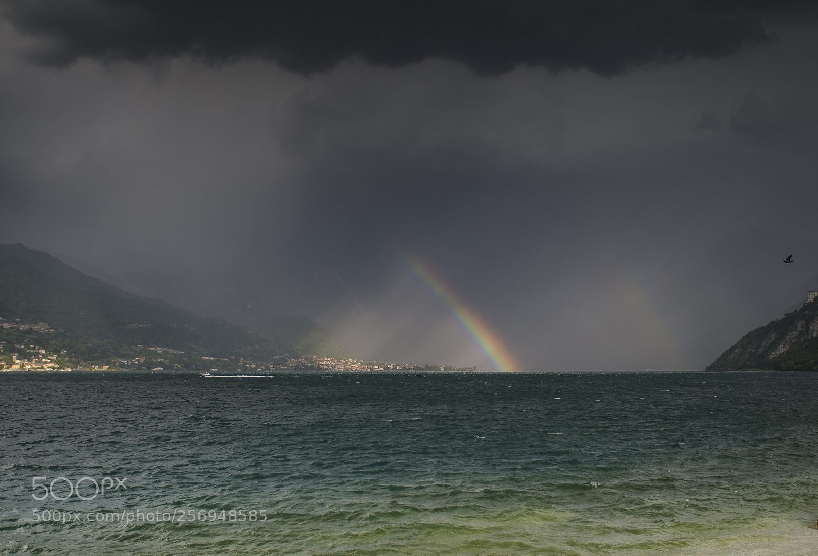 Nikon D7000 sample photo. Storm & rainbow photography