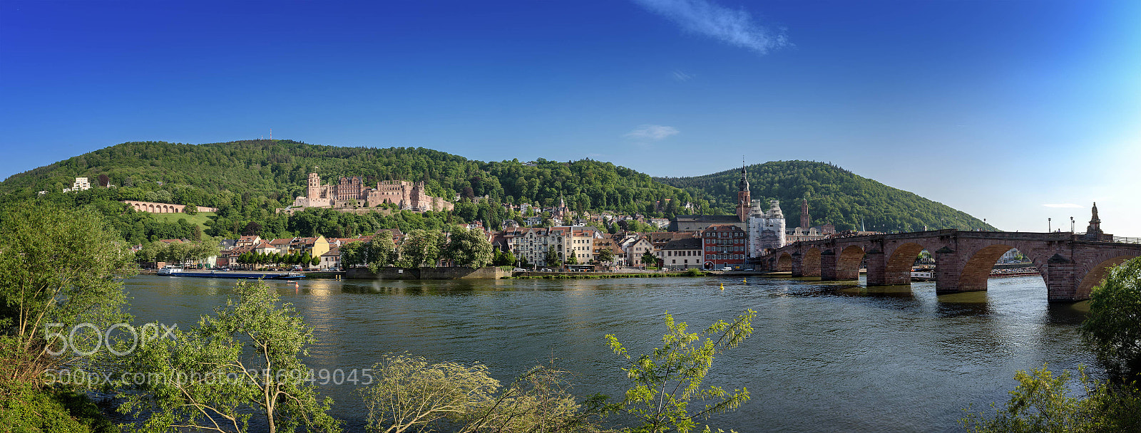 Fujifilm X100F sample photo. Heidelberg panorama photography