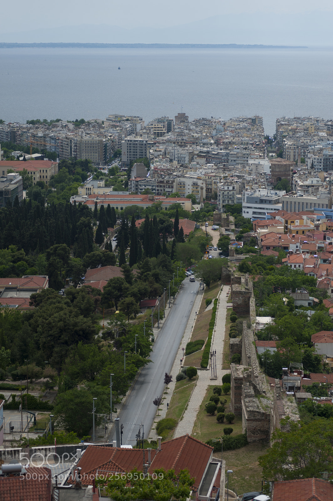 Nikon D700 sample photo. Thessaloniki's view from castle photography