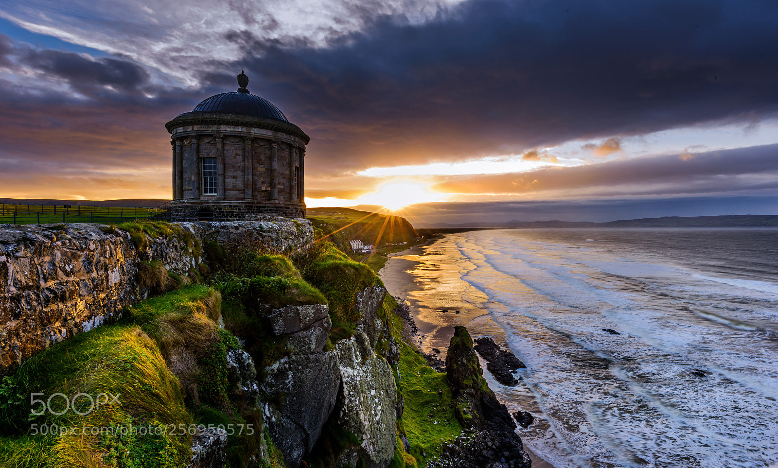 Nikon D810 sample photo. Mussenden temple photography