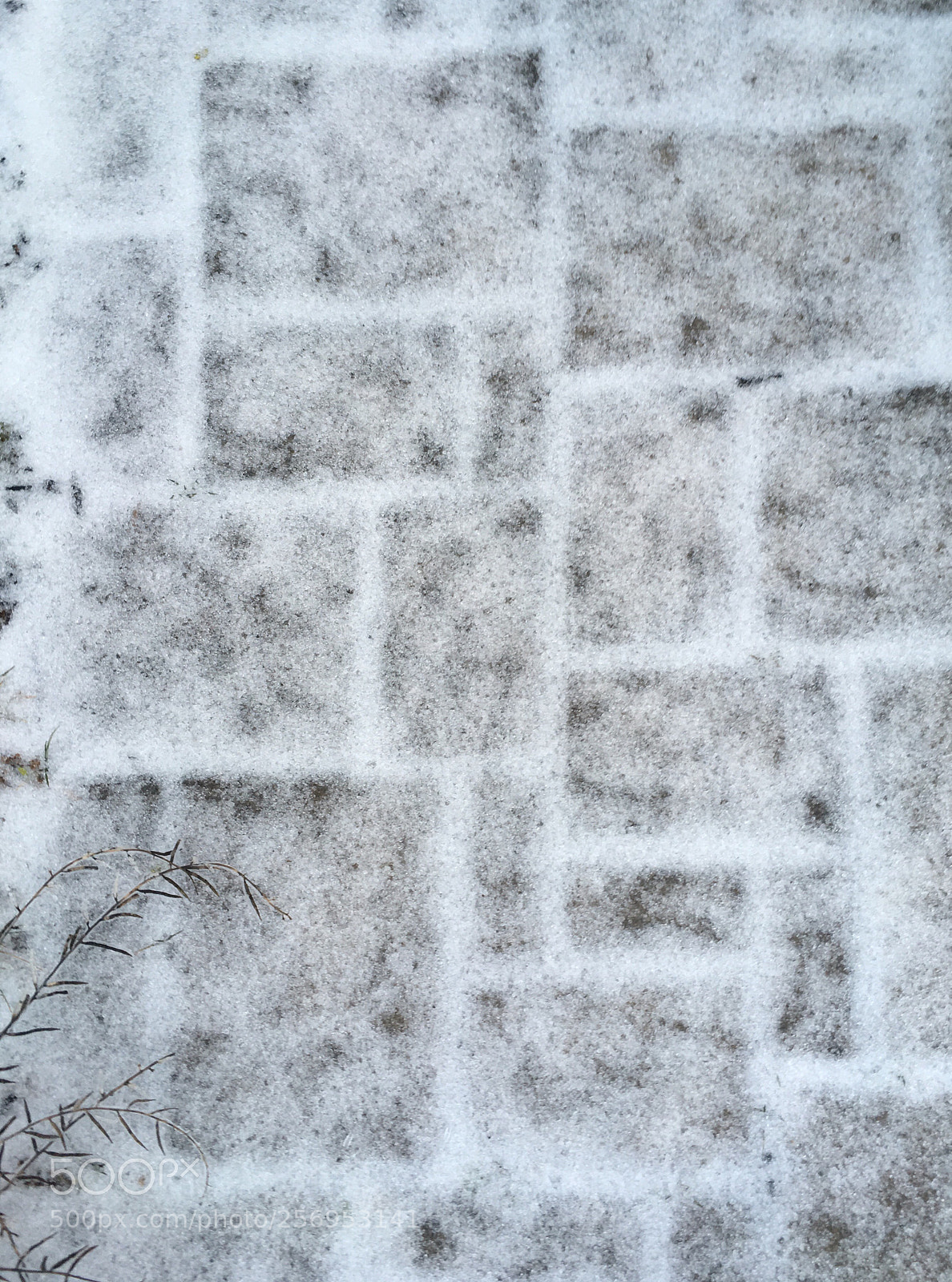 Apple iPhone SE sample photo. Snow bricks photography