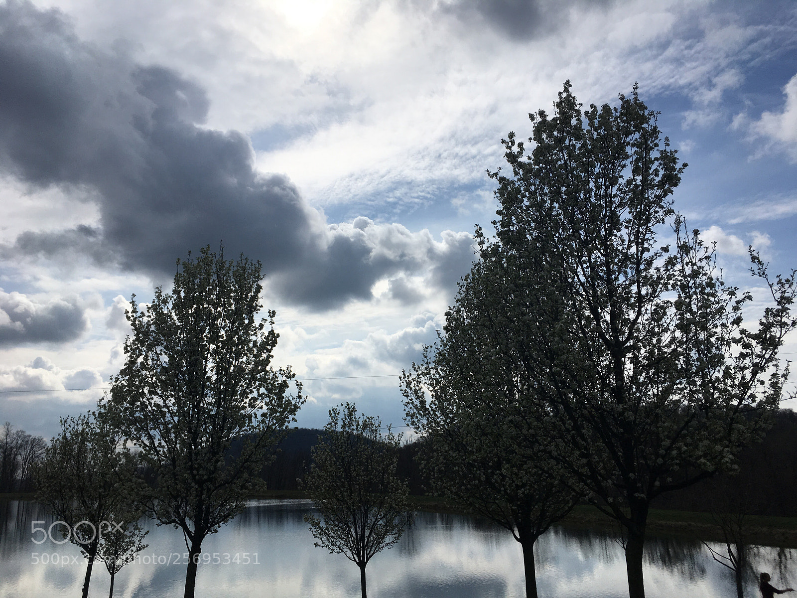 Apple iPhone SE sample photo. Cloud lake photography