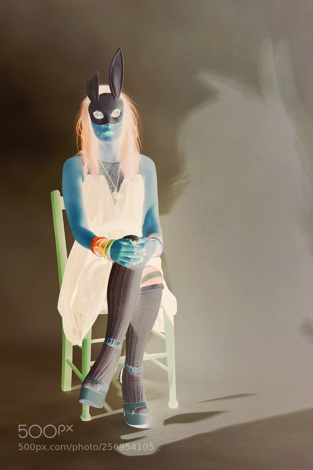 Sony SLT-A58 sample photo. Rabbit woman photography
