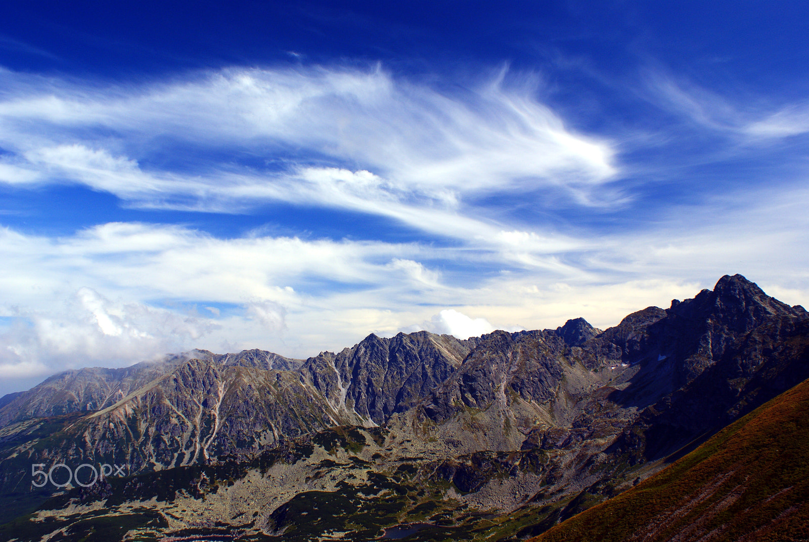 Sony Alpha DSLR-A300 sample photo. View from kasprowy wierch photography