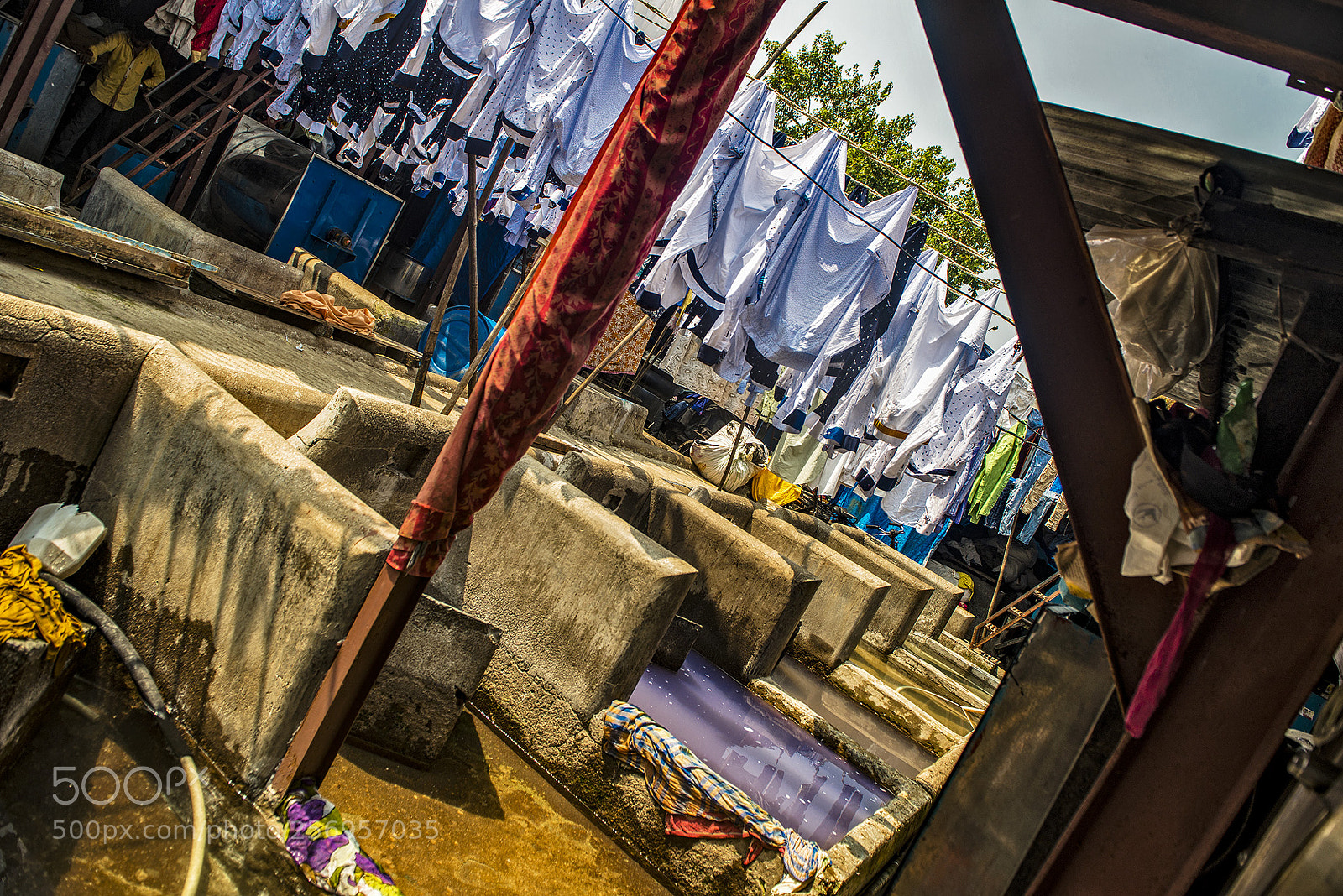 Nikon D800 sample photo. Dhobi ghat photography