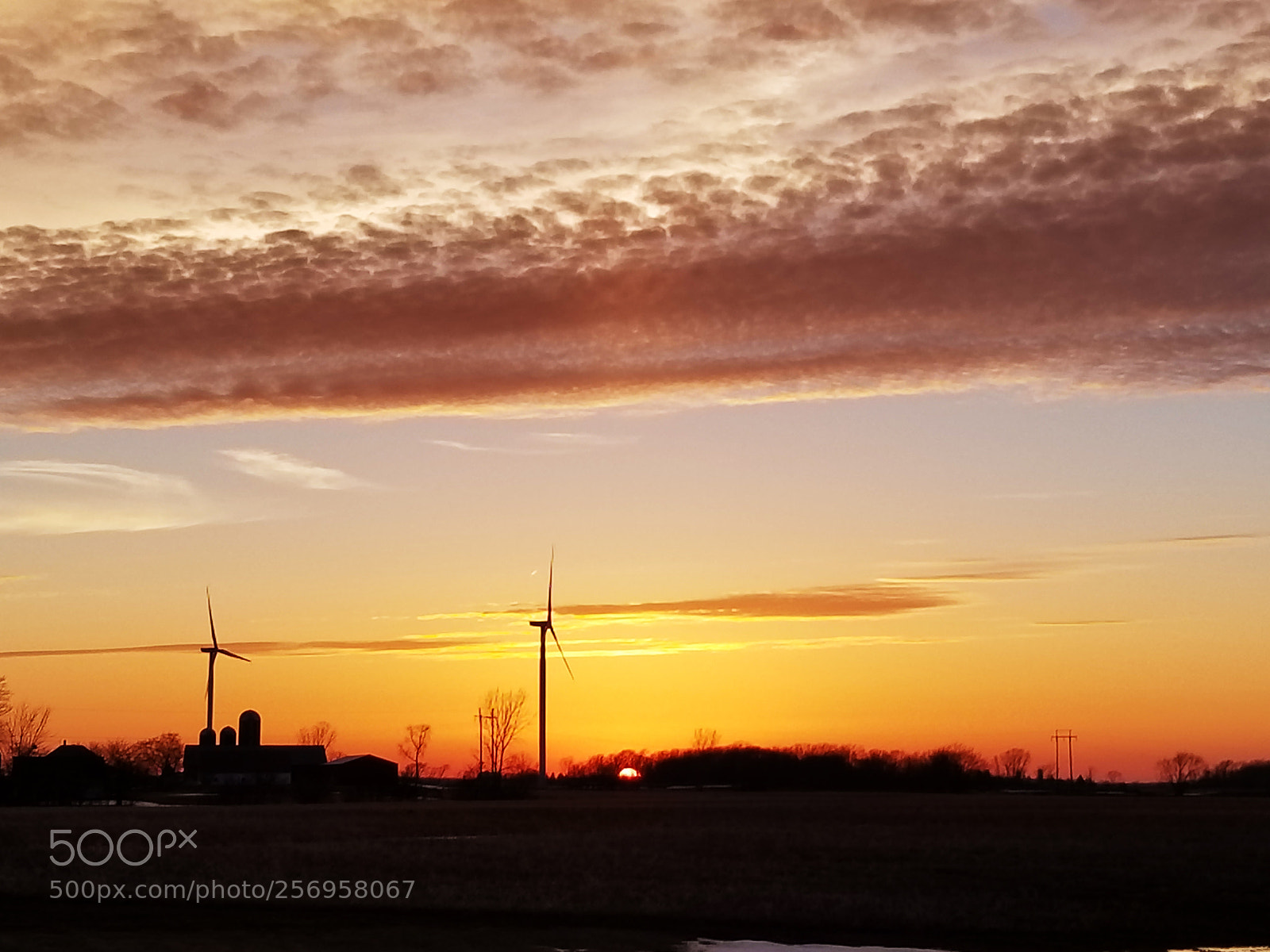 Samsung Galaxy S8 sample photo. Country sunset photography