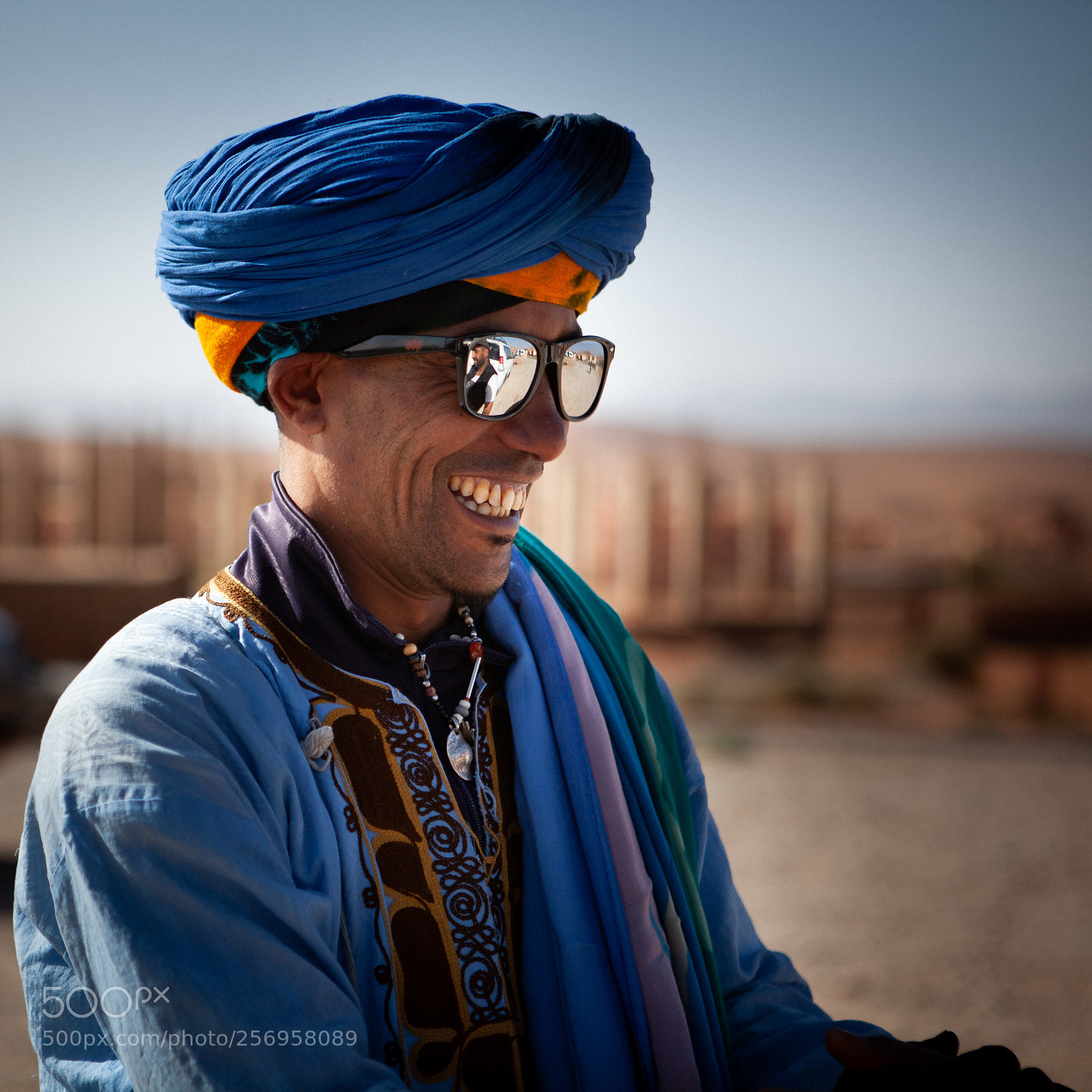 Canon EOS 5D Mark II sample photo. Moroccan draper along the photography