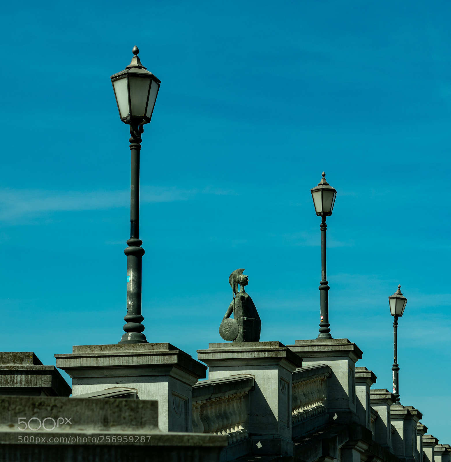 Nikon D3400 sample photo. Street lanterns on sky photography