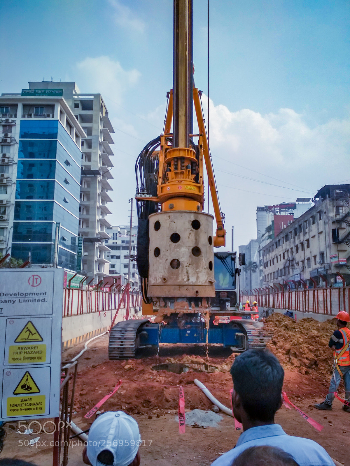 Xiaomi Redmi 4X sample photo. Metro rail construction photography