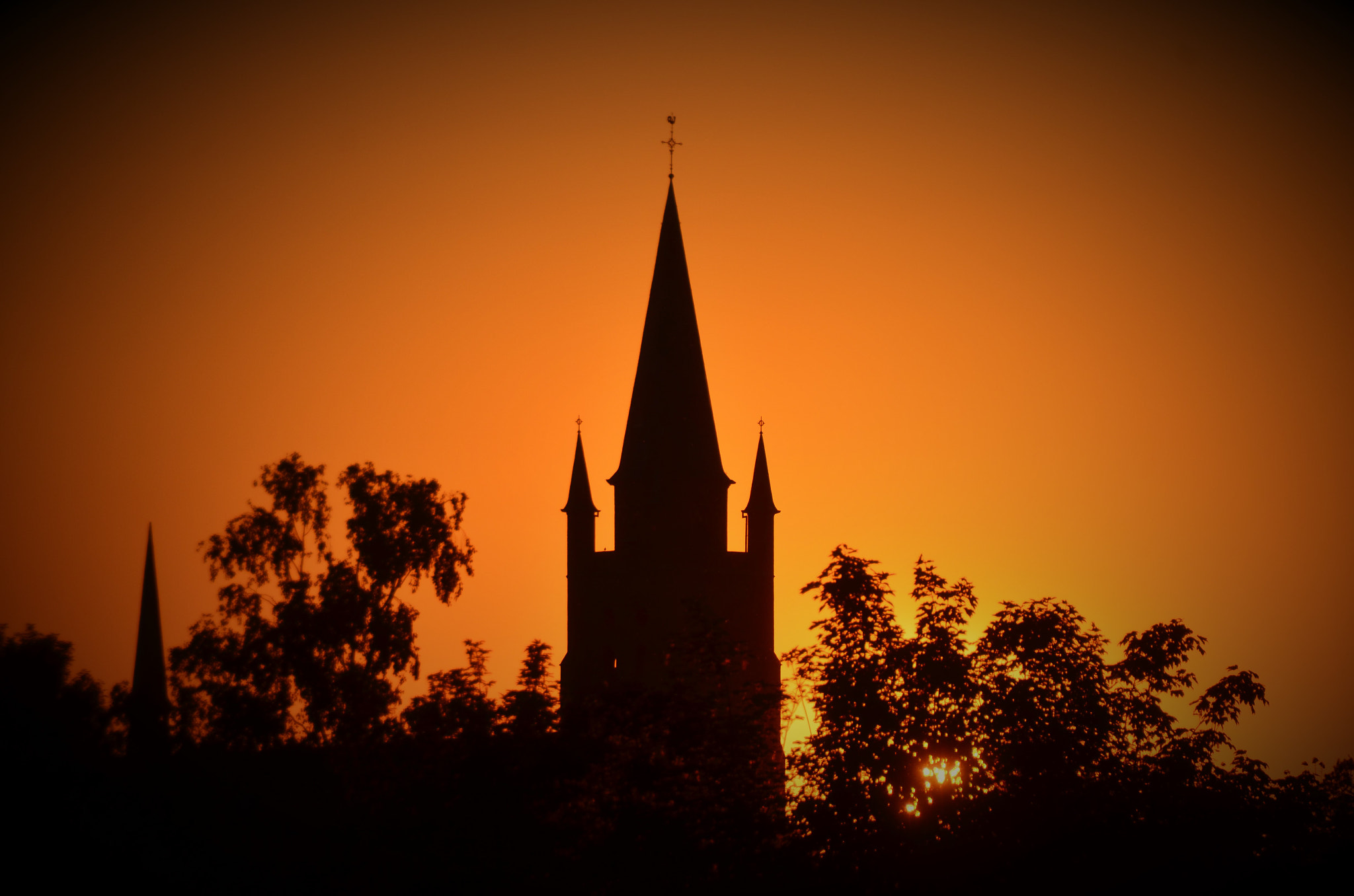 Nikon D7000 sample photo. Sunset over comines photography