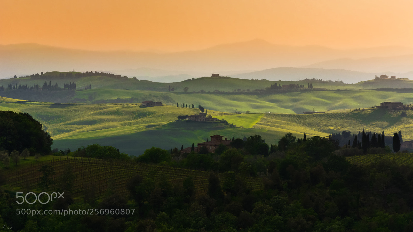Nikon D7100 sample photo. Sunrise over tuscany photography