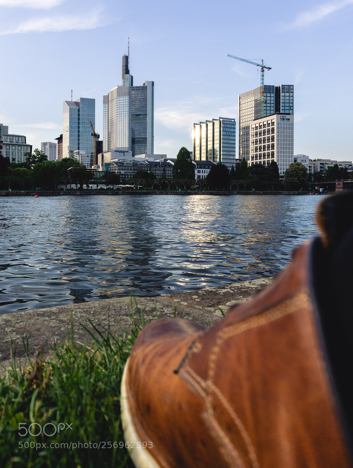Sony a6000 sample photo. Look to frankfurt's skyline photography