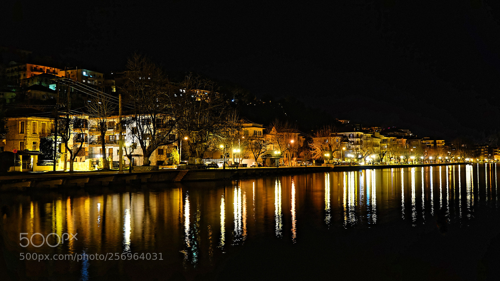 Sony a7 sample photo. City lights reflection photography
