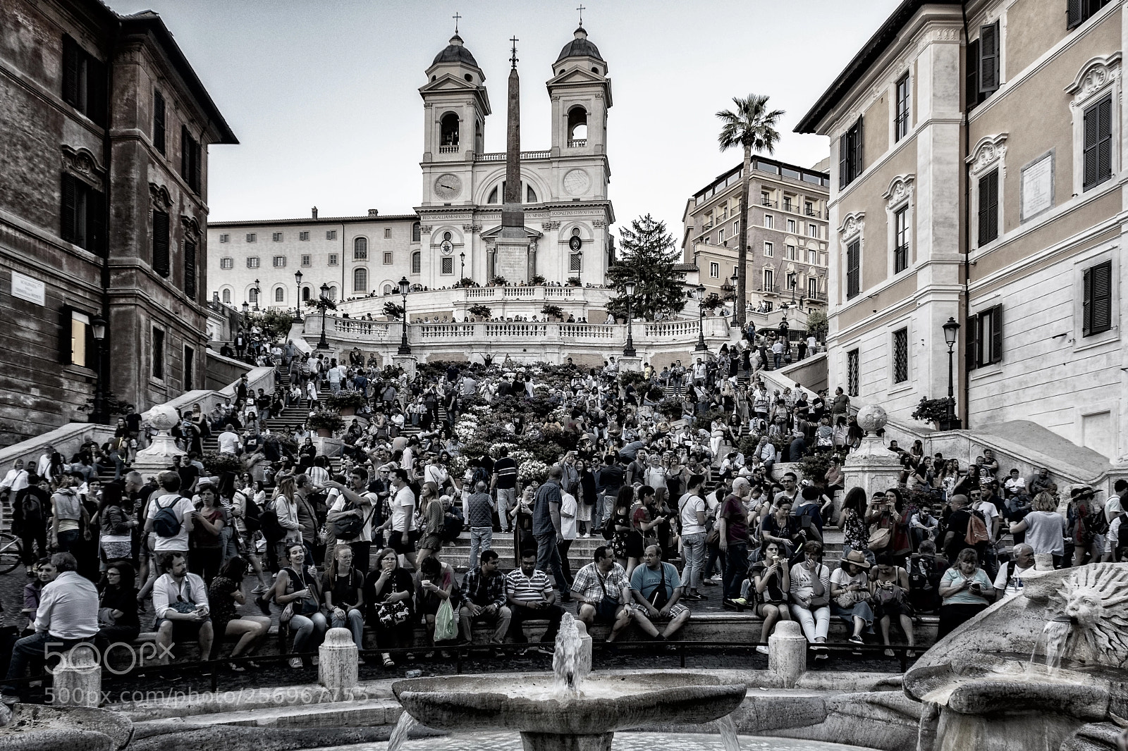 Nikon D5500 sample photo. Piazza di spagna, spanish photography