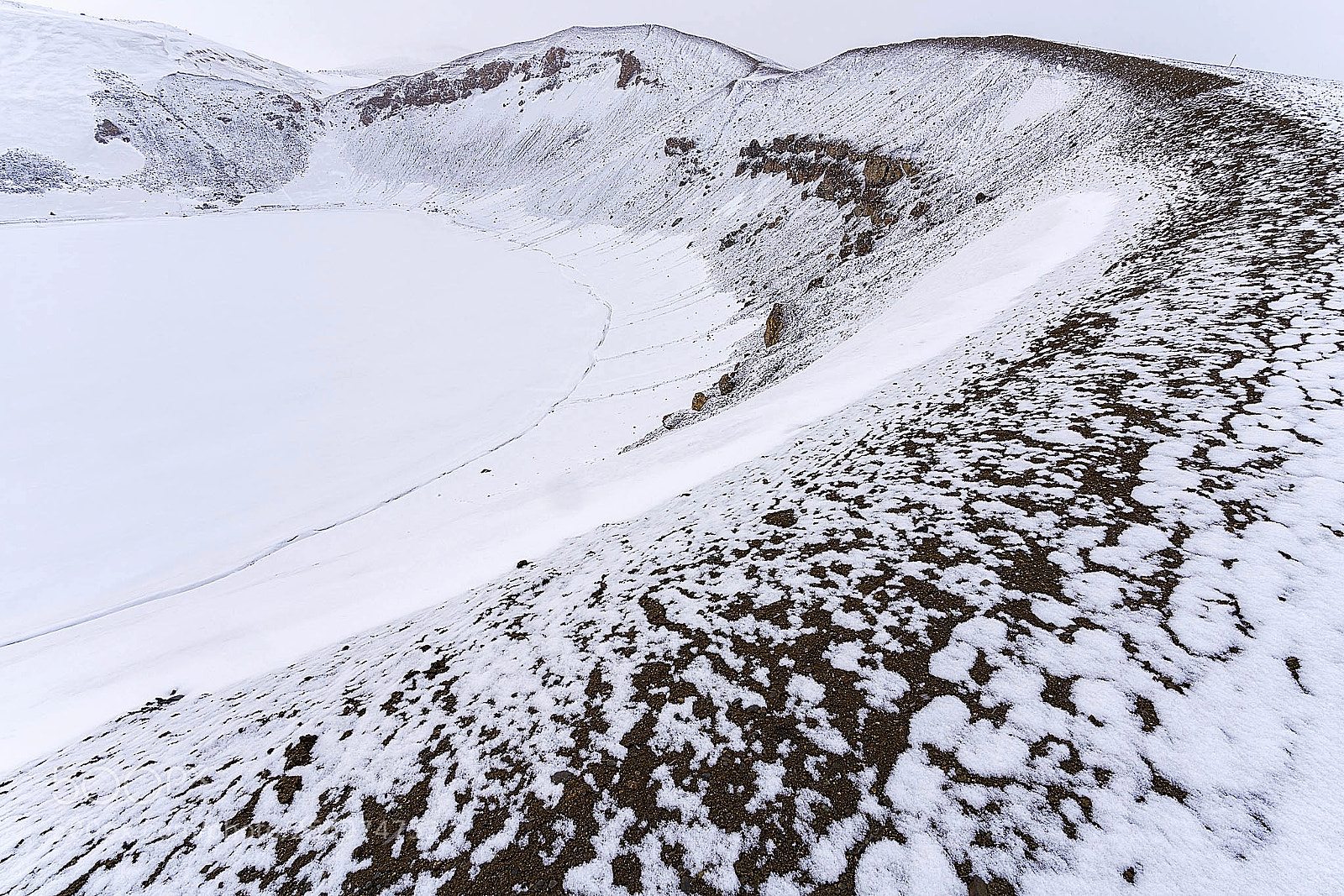 Sony a7R III sample photo. Krafla viti crater photography