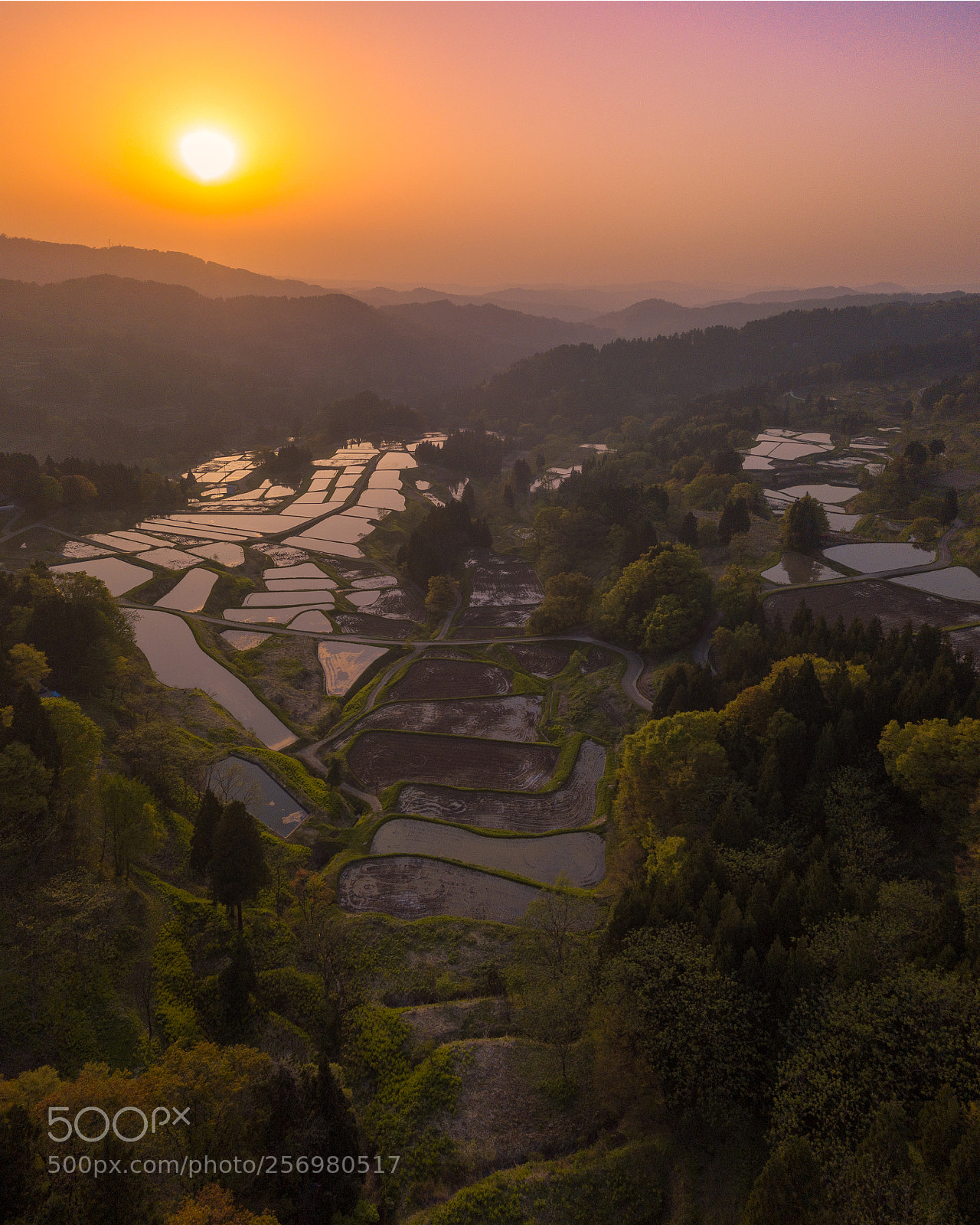 DJI FC220 sample photo. Sunset in the mountains photography