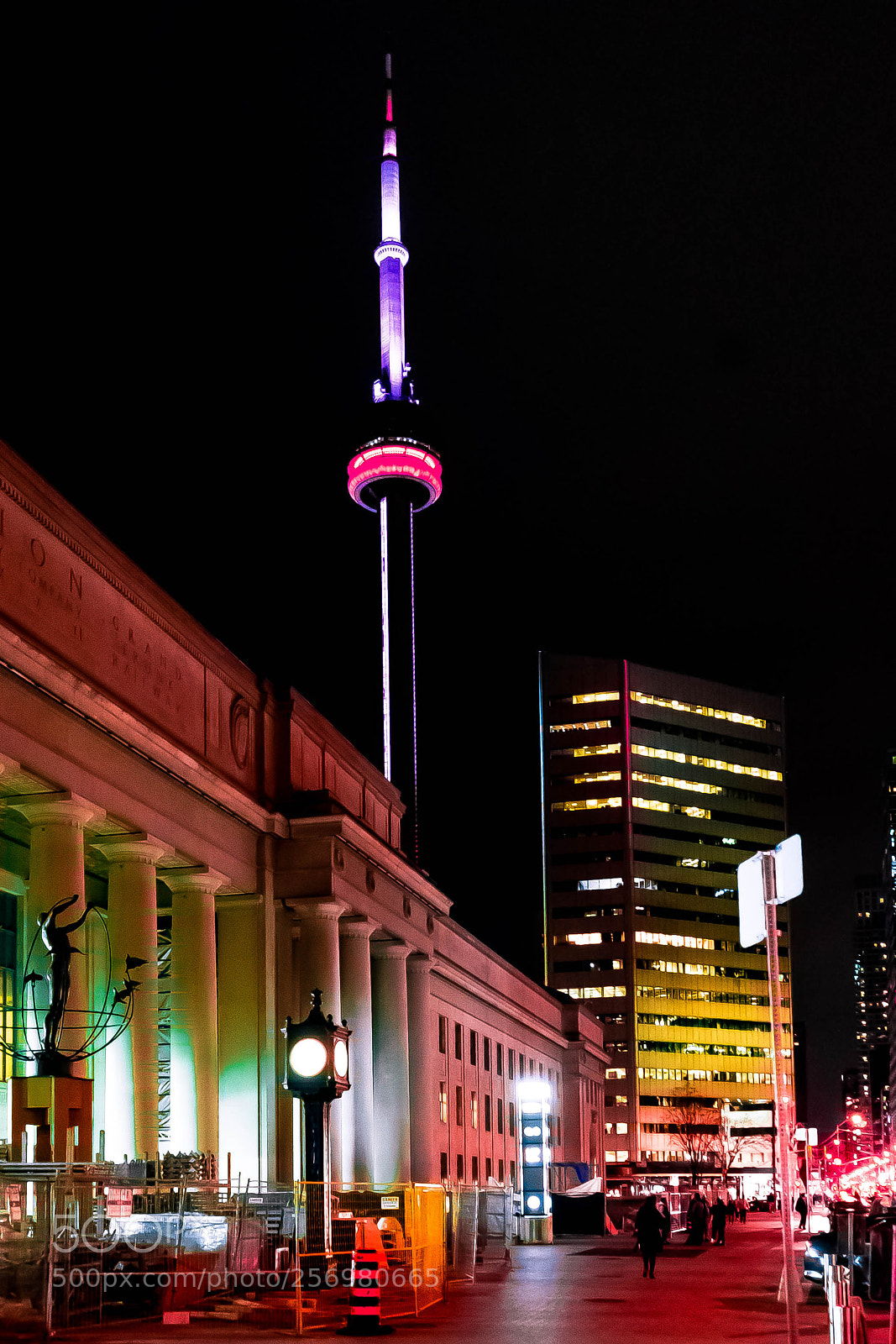 Sony a7 sample photo. Cn tower toronto photography