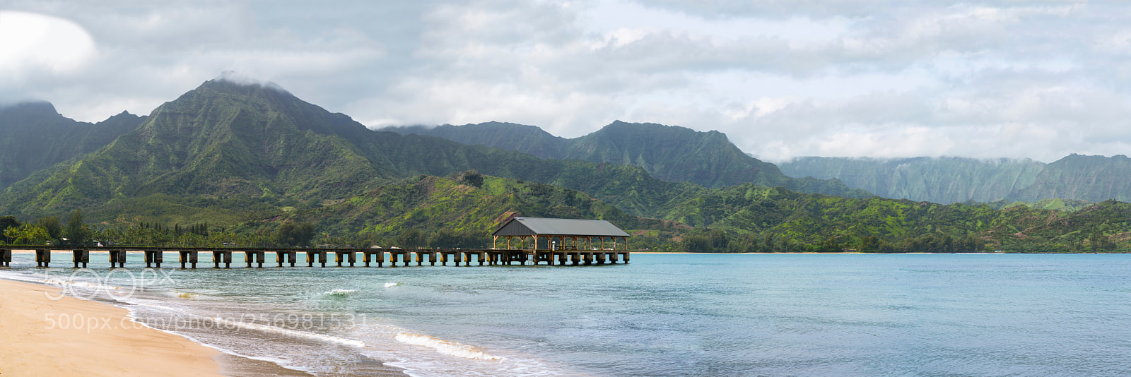Sony a7R II sample photo. Hanalei bay panorama photography